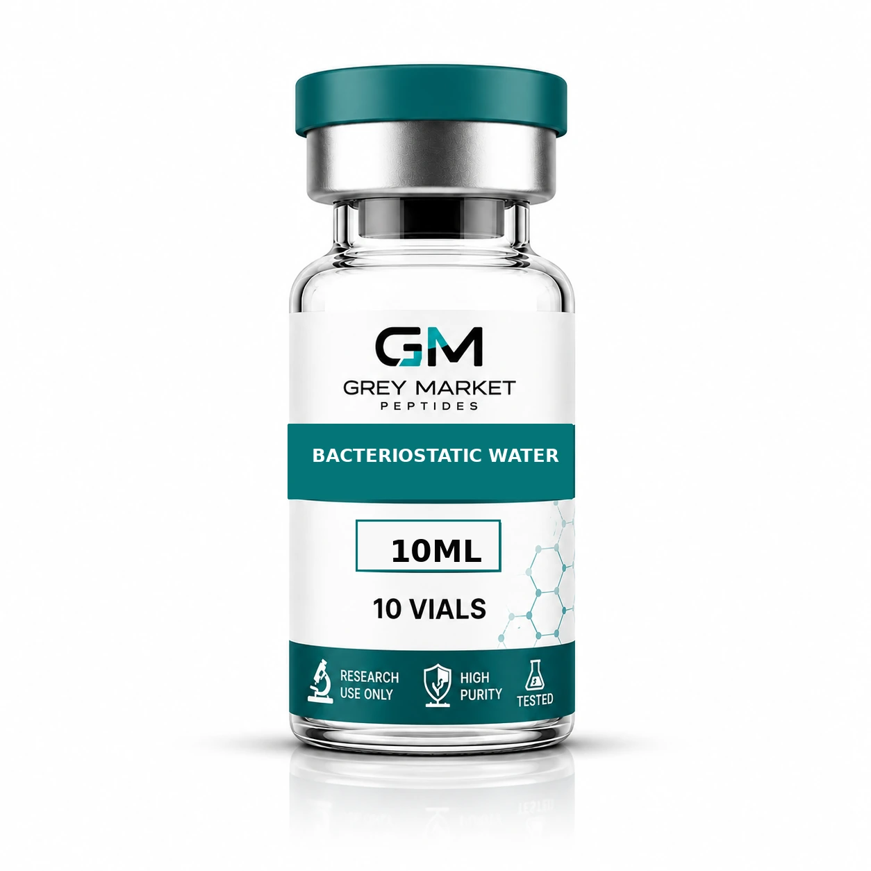 Bacteriostatic Water 10ml × 10 vials