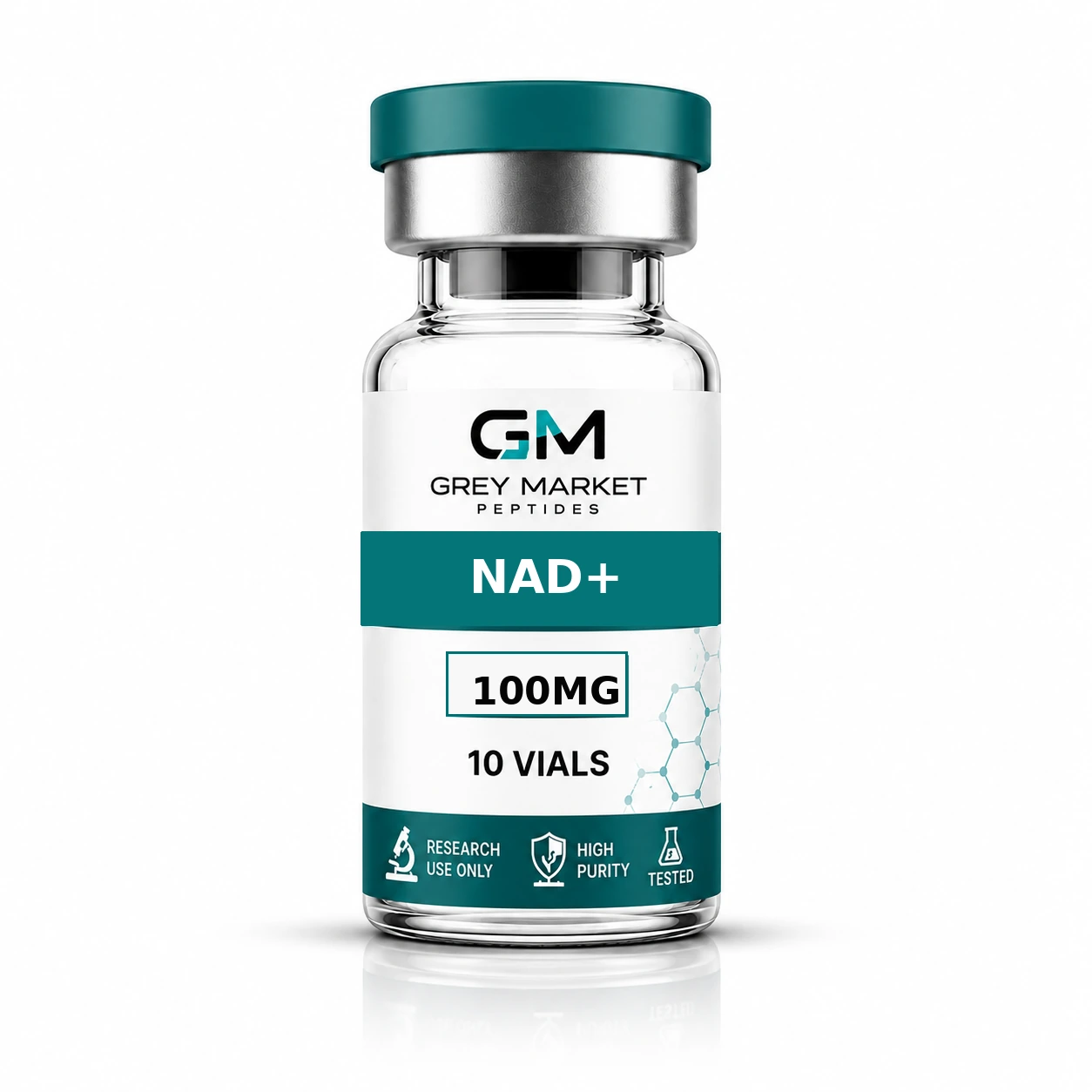 NAD+ 100mg × 10 vials